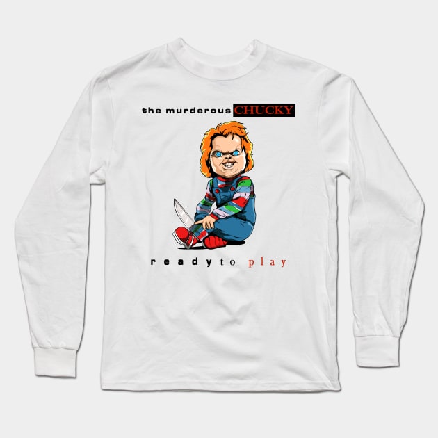 Ready to Play Long Sleeve T-Shirt by amodesigns